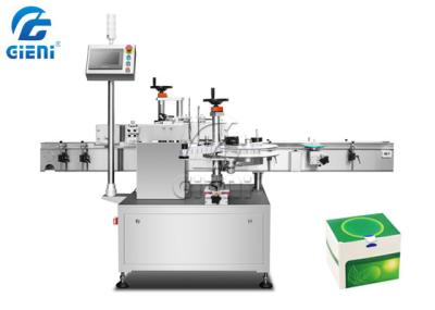 Automatic Carton Box Corner Labeling And Sealing Machine Single Side Servo Motor