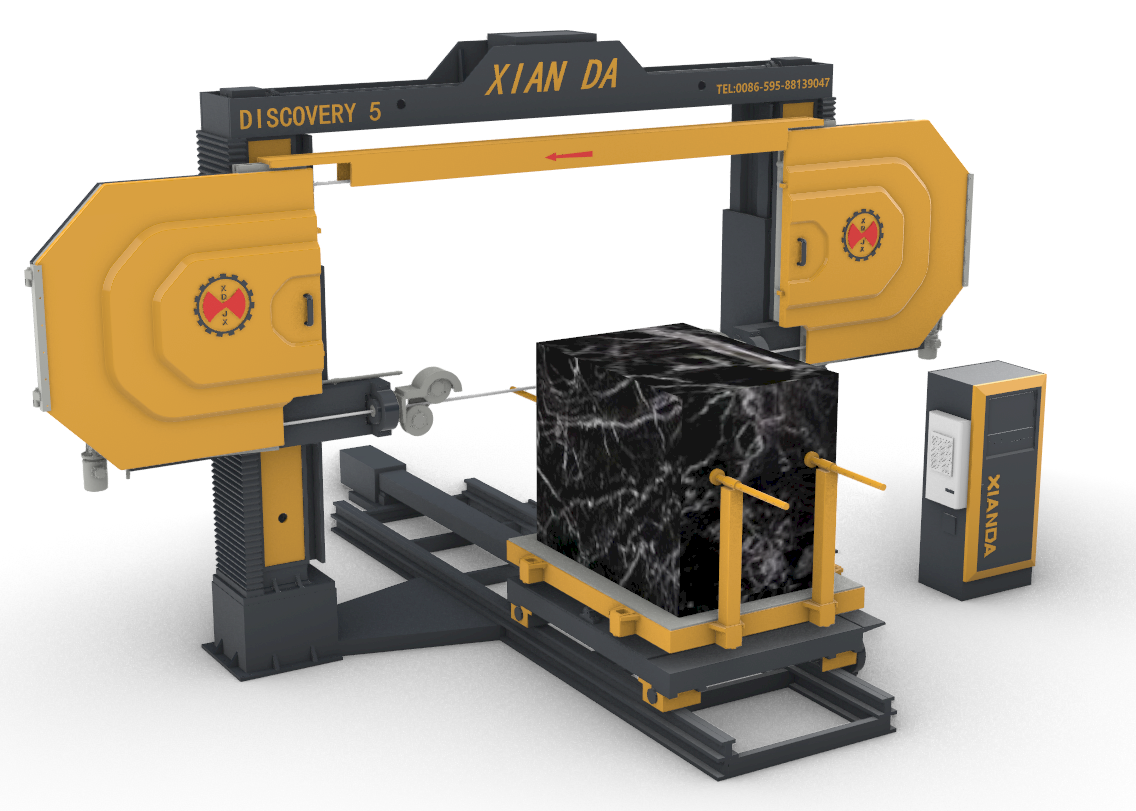 4 Axis CNC Diamond Wire Saw Machine for Granite and Marble Stone Cutting