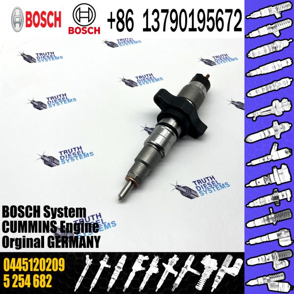 Injetor diesel de alta qualidade 0445120252 0445120254 para BOSCH, injetor comum de alta pressão 0445120209 do trilho