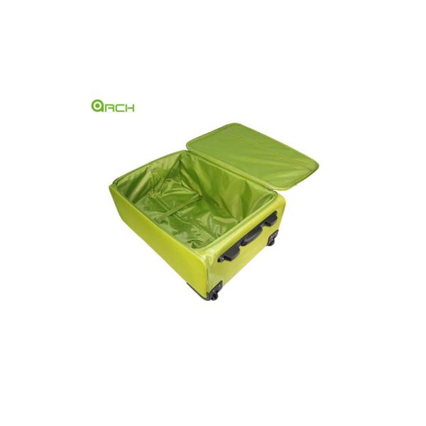 1680D Two Pockets Lightweight Cabin Luggage Case Smooth Wheels