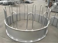 6 rieles paneles de alimentación de ganado soldados cercas de ganado de metal galvanizado