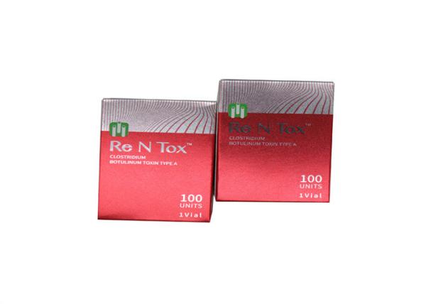 As injeções da toxina de Rentox Botulium datilografam uma remoção do enrugamento de 100iu Botox