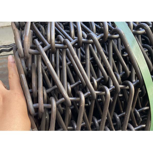 Тяжелый manganese Steel Balance Weave Spiral Wire Mesh Конвейерный ремень