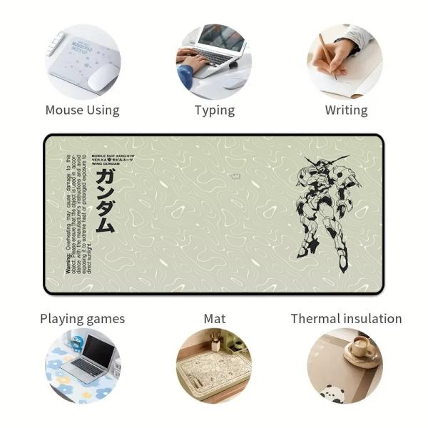 Non-Slip Rubber Base Keyboard Non-Slip Cartoon Style Mouse Mat 31.5
