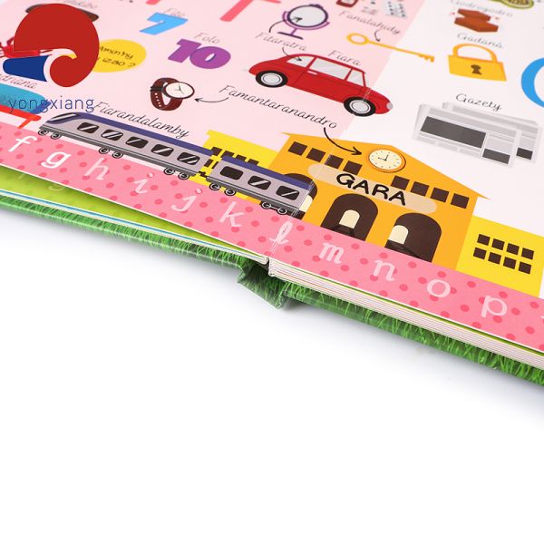 3D Children's Board Books English Childrens Story Book Custom Printing