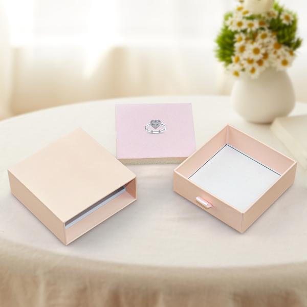 Custom Logo Cardboard Drawer Jewelry Packaging Box For Necklace Earring Bracelet Ring Jewelry Box