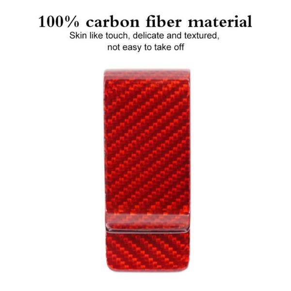 Анти- увядая зажимы денег волокна углерода 20*70mm