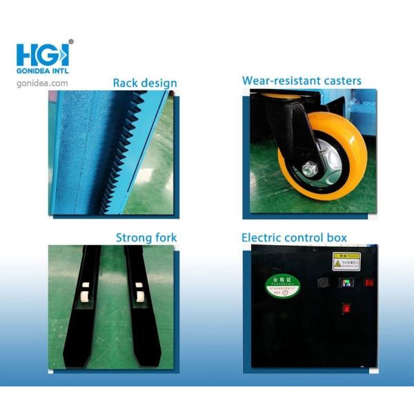 Lifting Equipment 1ton Remote Small Telescopic Poratble Forklift For Sale