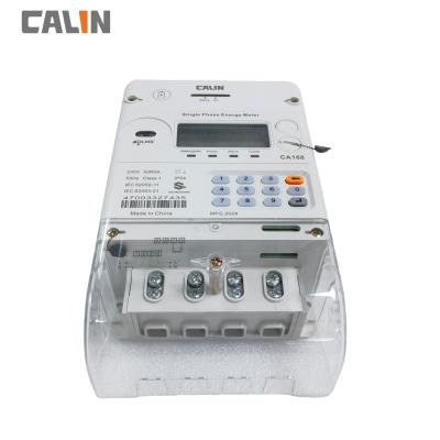 Infrared Single Phase DLMS Smart Electricity Meter Plug In Modem