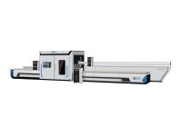 Máquina de corte y perforación de perfiles de aluminio