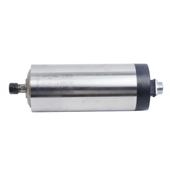 Durable Construction 1.5KW 24000RPM Round Air Cooled Spindle Motor Kit for CNC Router