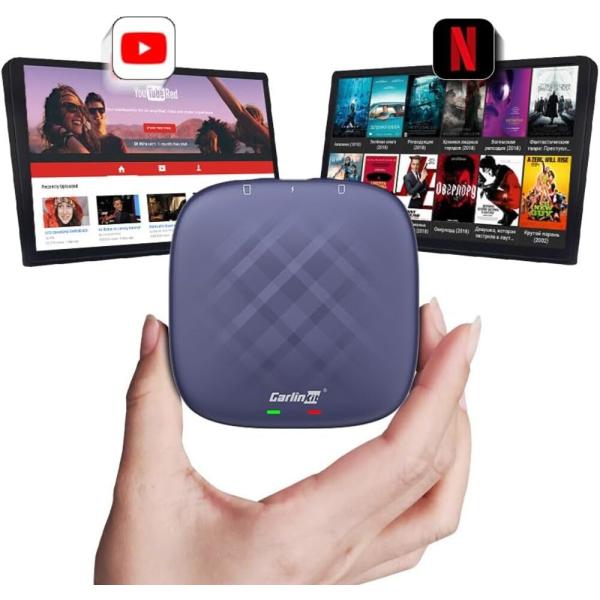 Wired To Wireless Adapter Carplay 8G + 128G Carplay Ai Box Carlink CarPlay TV Box