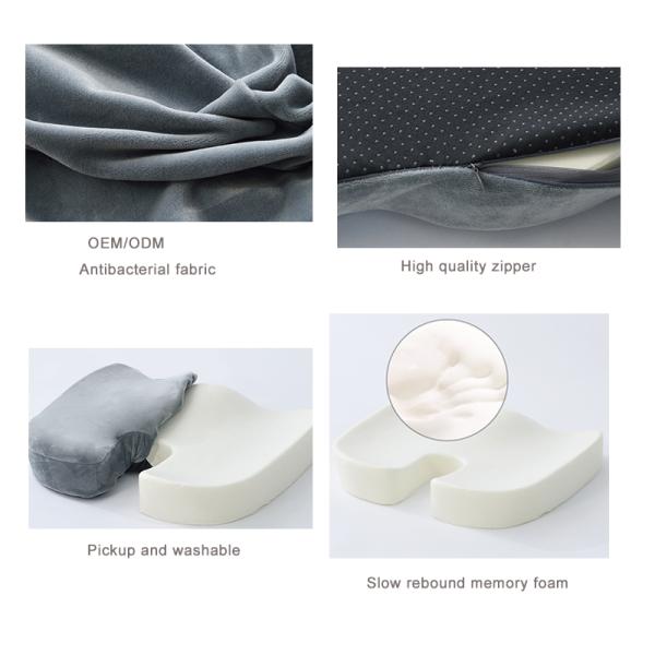 82% Cotton 13% Polyester 5% Spandex Bravo Car Seat Cushion Portable and Comfortable