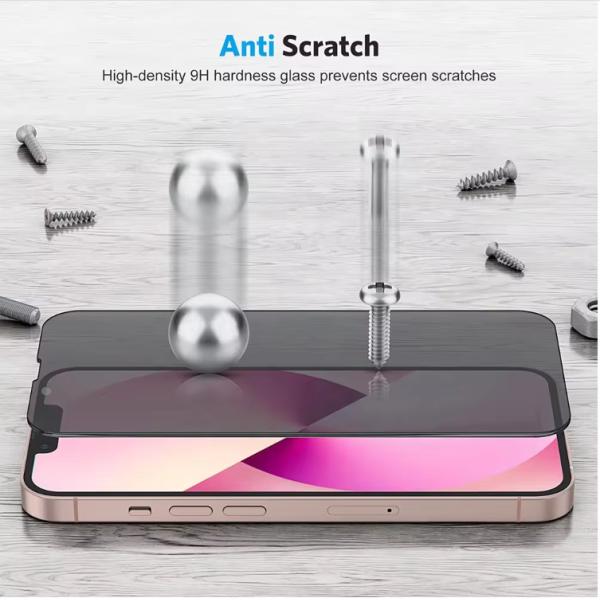 Конфиденциальность 9H мобильный телефон закаленное стекло экрана защитный пленка Iphone 15 Pro Max