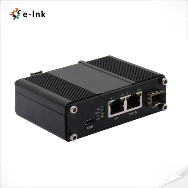 Mini Industrial Gigabit Ethernet PD Switch with Type-C Output