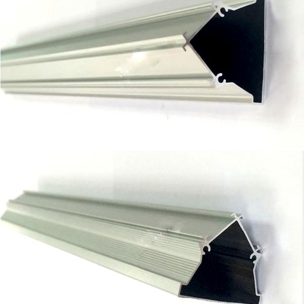 Anodized Aluminum Industrial Profile For LED Light Bar lamp Strip
