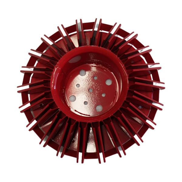 Double-Layer Convex Sweeping Disks (Red) – Fit for Zoomlion Sweeper Trucks, Sanitation Vehicle Road Cleaning