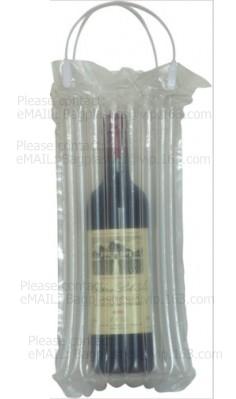 inflatable air bag for wine bottle, wine bottle air bag transport protective shock resistant cushion hand bag packaging,