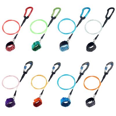 TPU Coated Freediving Safety Lanyard Training Rope For Underwater Sports