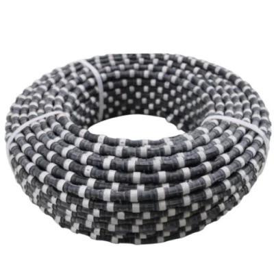 Rubber Connection Hard Marble Stone Diamond Wire Saw For Granite