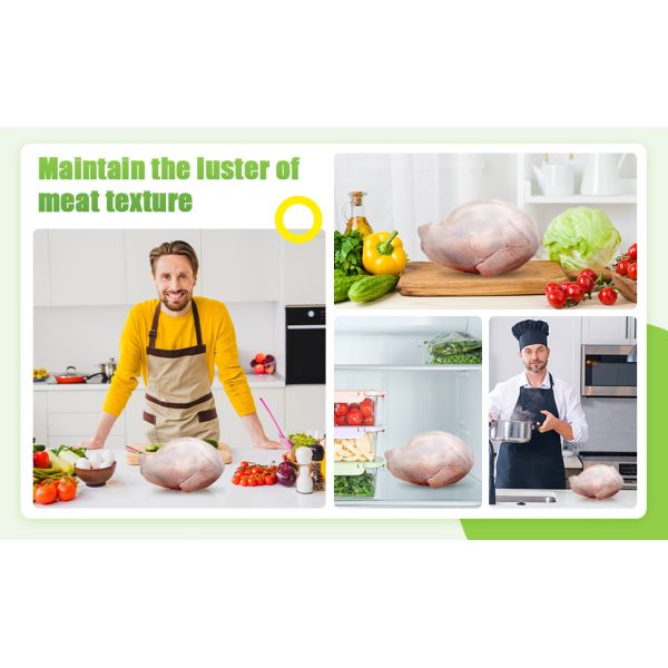 Frozen Meat Bag Take Out Container Shrink Freezer Bags POF Bag Chicken Vacuum Bag PVDC Bag Freezer Shrink Bags Poultry Chicken Bag Meat Bag Microwaveable Rotisserie Bag Rotisserie Chicken Bag Shrink
