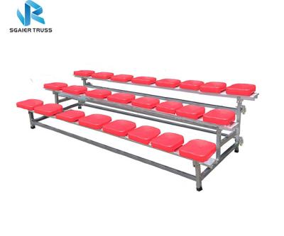 Aluminum Alloy 3 Row Bleachers , Mobile Grandstand For School / University