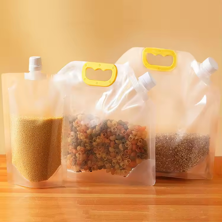 Eco-Friendly Leakproof Reusable Ziplock Bags Kitchen Food Snack Storage Bags for Lunch Fruit Liquid