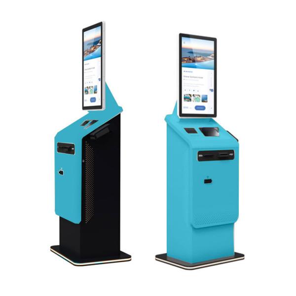 Máquina de reciclagem de dinheiro de tela sensível ao toque com código QR Tipos de bilhetes e pagamento