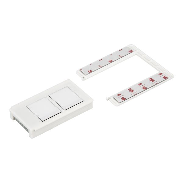 Two Keys Led Mirror Touch Switch , 5000mA Touch Sensitive Light Switch