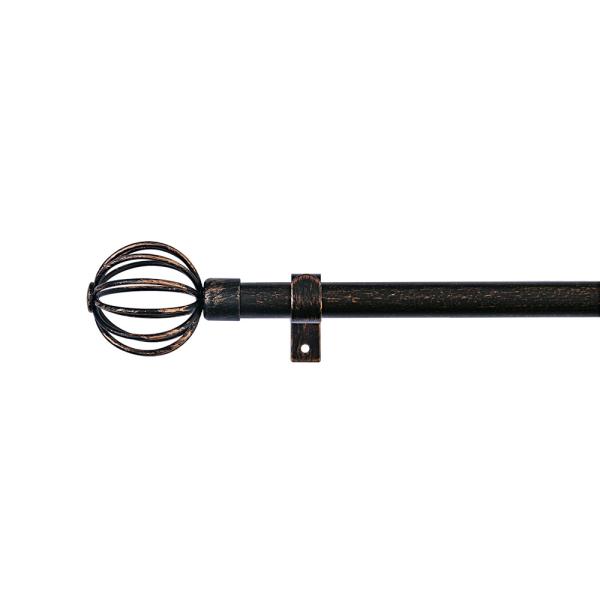 Wall Mounted Pipe Curtain Rods With Single Bracket Home Decor