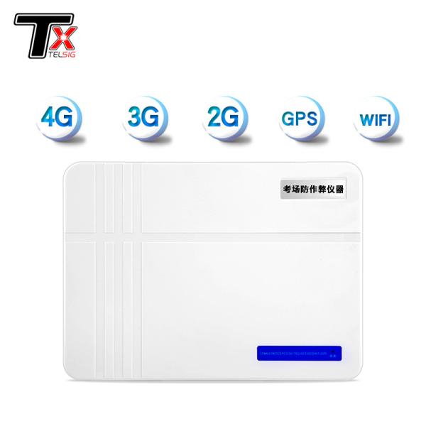 Белое построенное в Jammer сигнала мобильного телефона антенны настольном