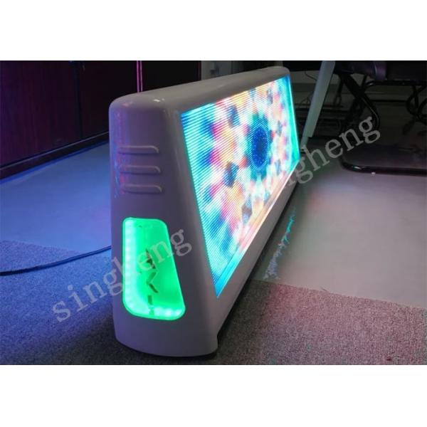 Premium P2.5 Taxi Top LED Display 1090*435*167 mm WIFI 4G GPS Easy Installation