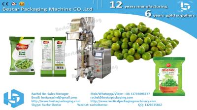 How to pack fried peas sachets [Bestar] small packing machine with cup dosing system BSTV-160A