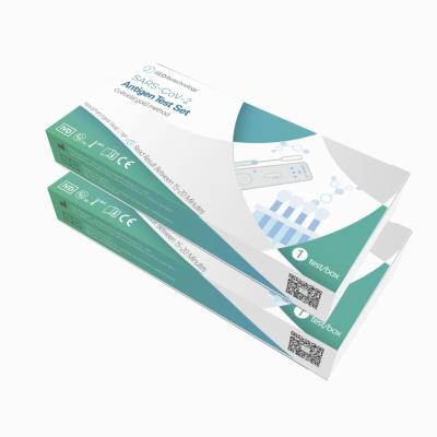 O teste plástico do antígeno SARS-CoV-2 da classe III ajustou o cotonete Nasopharyngeal 1 parte