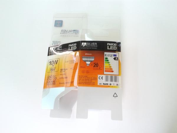 PVC / PET  Boxes, Offset Printing Transparent Plastic Packaging For LED