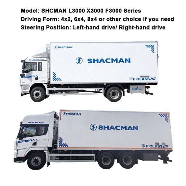 Shacman L3000 Diesel Fuel Reefer Cargo Van Manual Transmission Refrigerator Truck