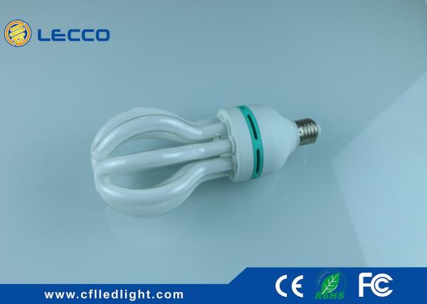 45W T5 Lotus CFL Energy Efficient Bulbs 4U E37 Tricolor 6400K