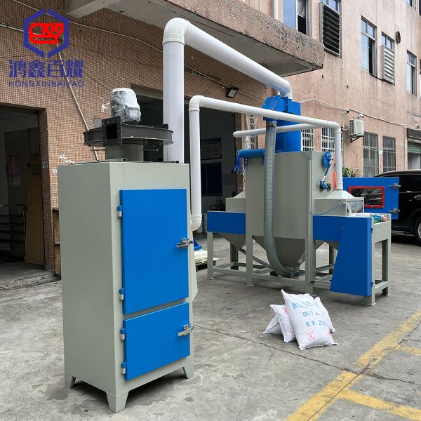 Automatic Conveyor Sandblasting Machine 6kw Sand Blast Equipment