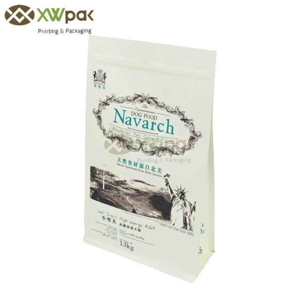 Poche de café de papier d'aluminium de sac de fond plat de papier d'emballage