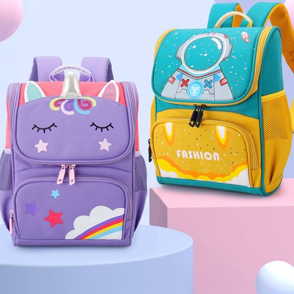 Customized Color Child Backpack for Girls Boys School Bag Design