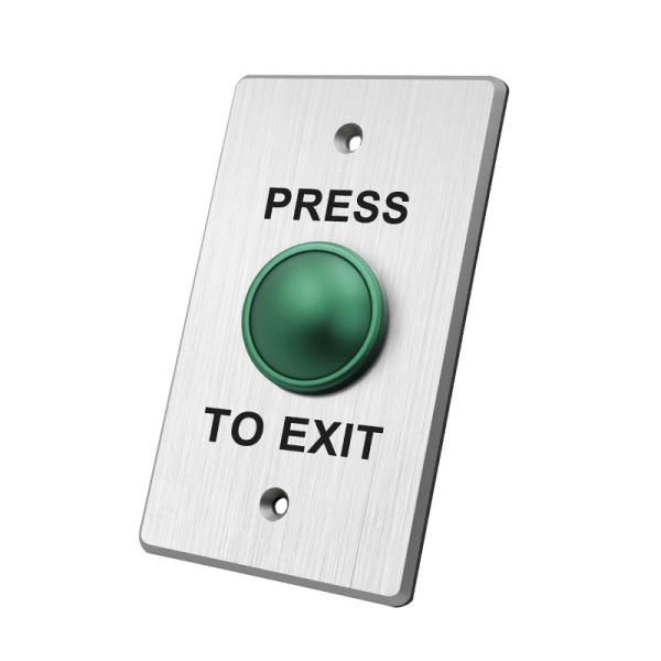 Mushroom Push Button with Metal Plate and Square ANSI Size
