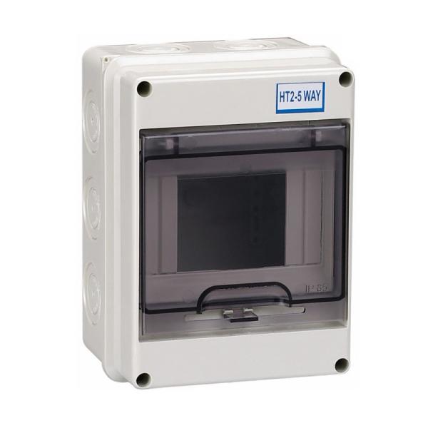 HT 5 Way IP65 Waterproof Outdoor Electrical Enclosure Distribution Plastic Switch Box