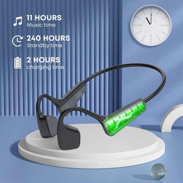 Open Ear Headset Waterproof Bluetooth Wireless Sports Earphones Bone Conduction Headphone