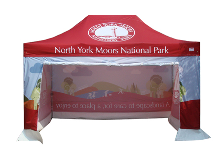 Anti UV Portable Canopy Tent CMYK Heat Transfer Printing Easy Maintenance