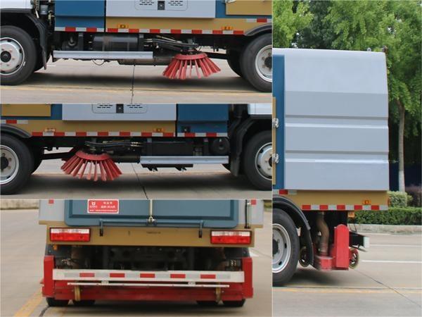 Diesel Or Gasoline Road Sweeper Vacuum Truck Plant Used Severe Dust Street Cleaning