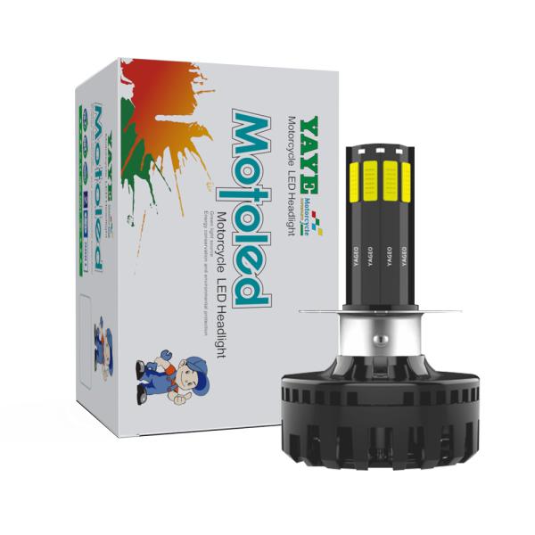 COB Lamp Chip Super Brightness H4 Motorcycle Headlights IP67 for Enhanced Visibility