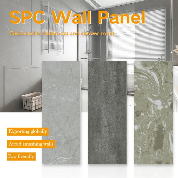 B1 Painel de parede SPC composto de pedra plástica à prova de fogo para banheiro