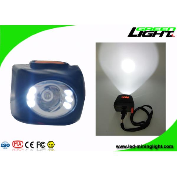 IP68 Small Size Digital Coal Mining Lights 8000lux 30 / 70 Degree Clip PC Lamp Body