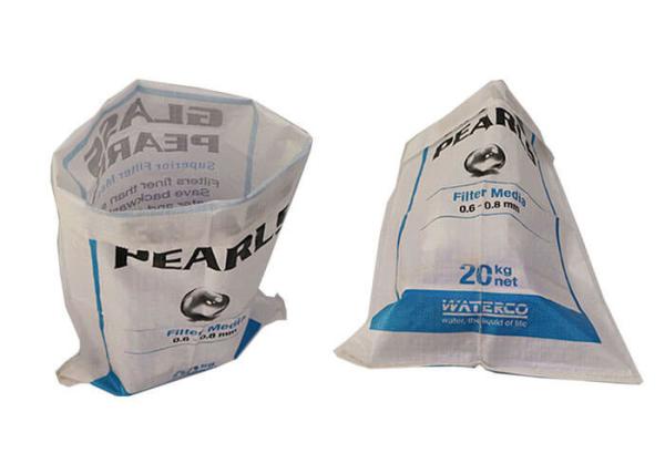 Durable Fertilizer Urea Packaging Bags , Quad Seal Bag For Packing Monoammonium