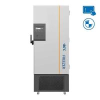 Aço revestido 358L -86 graus congelador de temperatura ultra baixa com design de porta dupla